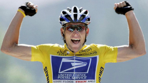 Lance Armsrong wint zeven keer de Tour de France